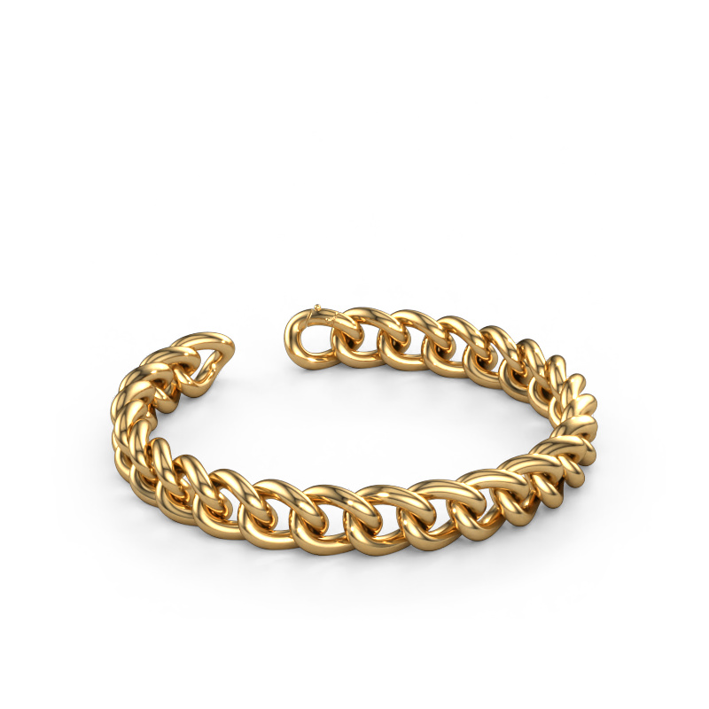 Image of Cuban RND 9mm Bracelet Solid - 585 gold