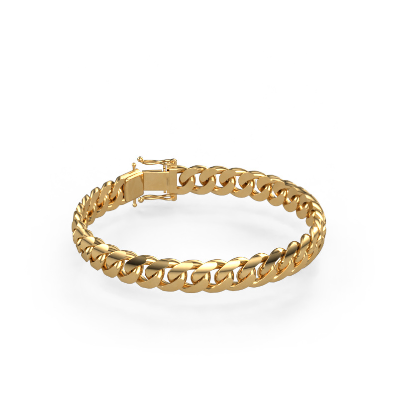 Image of Cuban OVL 10mm Bracelet Solid - 585 gold