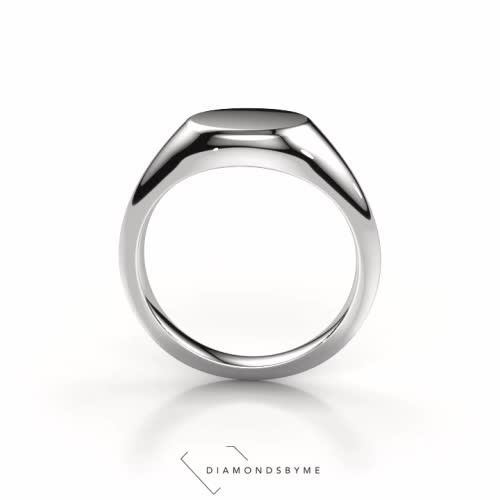 Image of Signet ring Cyanne 1 950 platinum