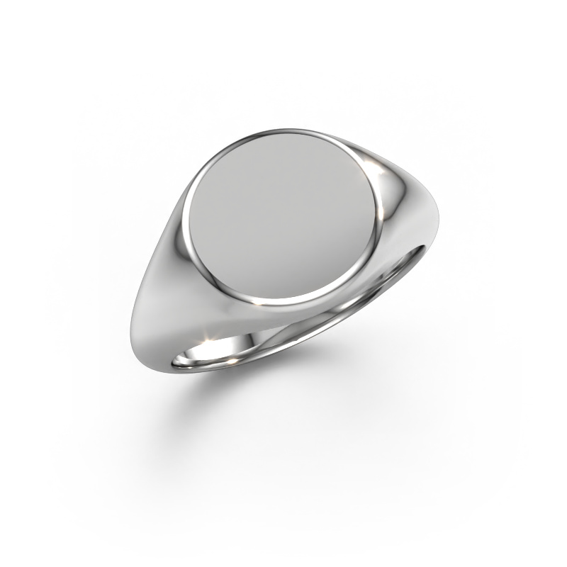Image of Signet ring Cyanne 2 585 white gold