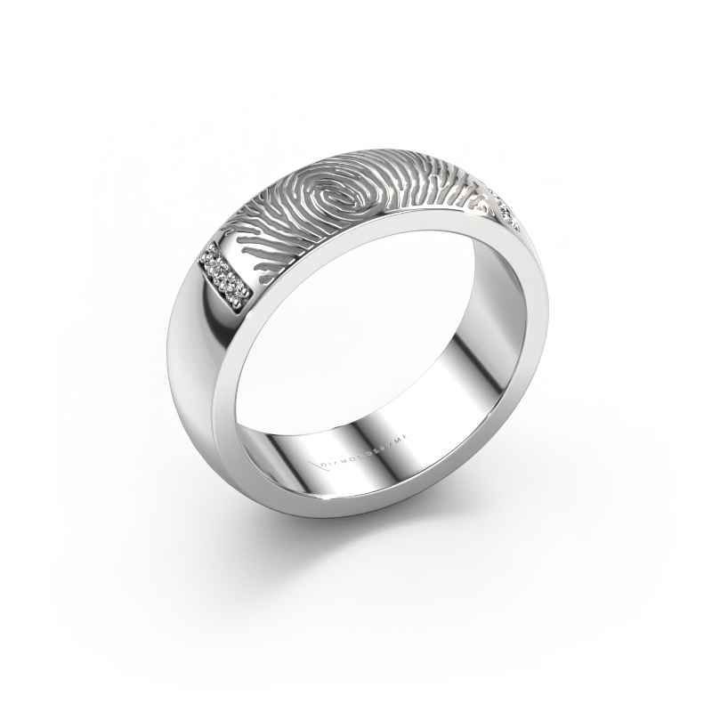 Bild von Ehering Daine 950 Platin ±6x2.1 mm Zirkonia 1.2 mm
