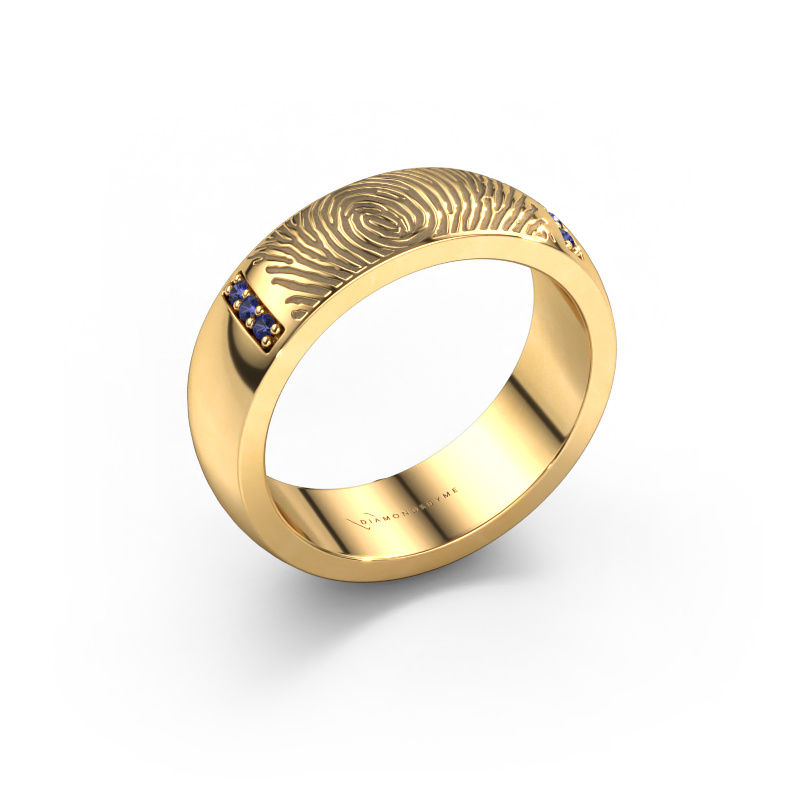 Bild von Ehering Daine 585 Gold ±6x2.1 mm Saphir 1.2 mm