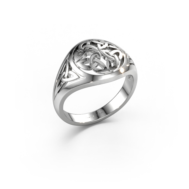 Image of Men's ring Damian 585 white gold