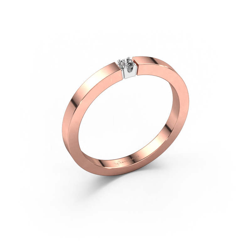 Image of Ring Dana 1 585 rose gold Diamond 0.03 crt