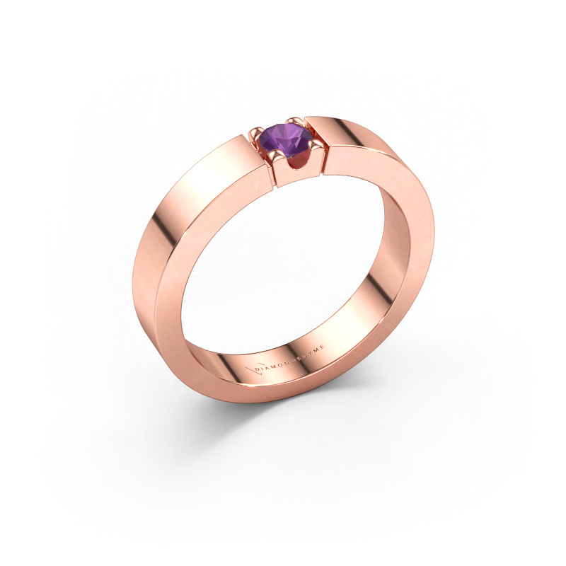 Bild av Ring Dana 1 585 roséguld Ametist 3.7 mm