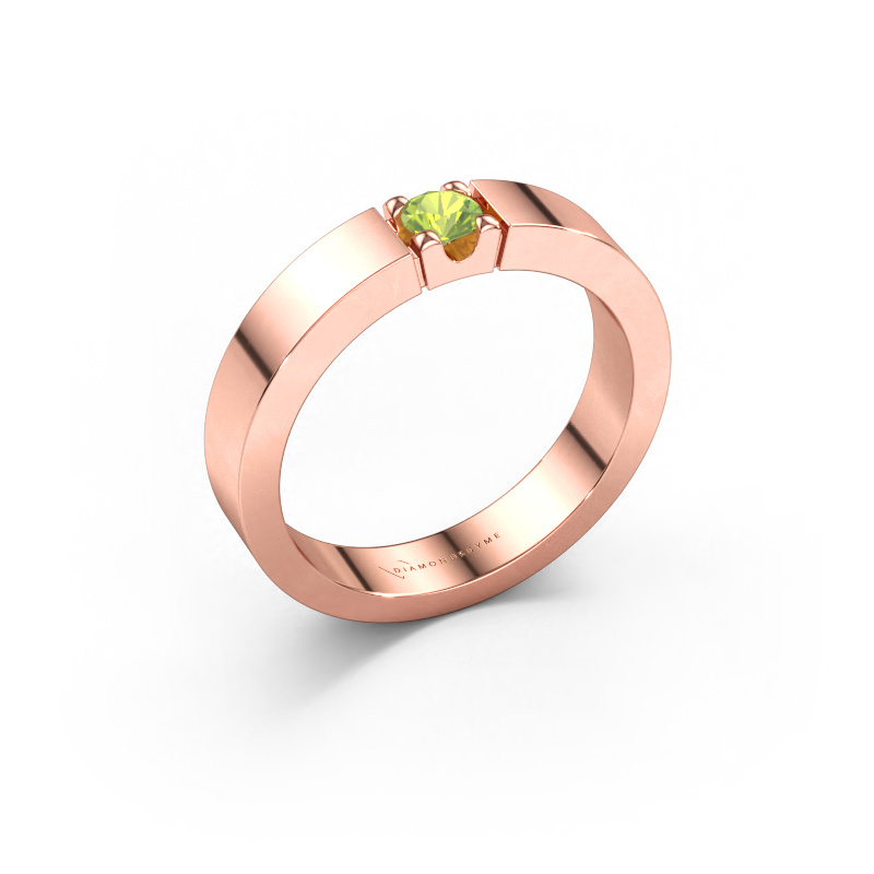 Bild av Ring Dana 1 585 roséguld Peridot 3.7 mm