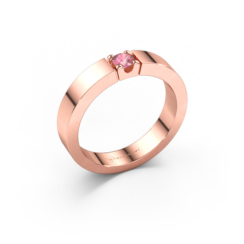 Immagine di Anello Dana 1 585 oro rosa Tormalina rosa 3.7 mm