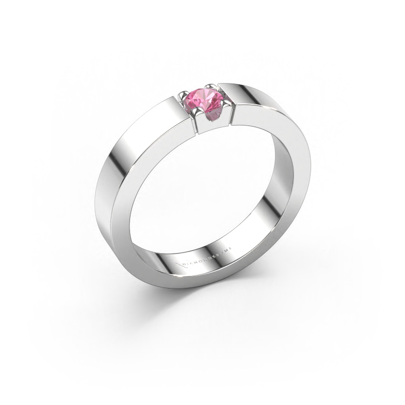Bild von Ring Dana 1 950 Platin Pink Saphir 3.7 mm