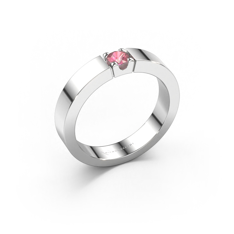 Image of Ring Dana 1 950 platinum Tourmaline pink 3.7 mm