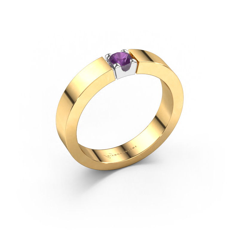 Image of Ring Dana 1 585 gold Amethyst 3.7 mm