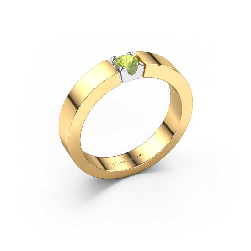 Image of Ring Dana 1 585 gold Peridot 3.7 mm