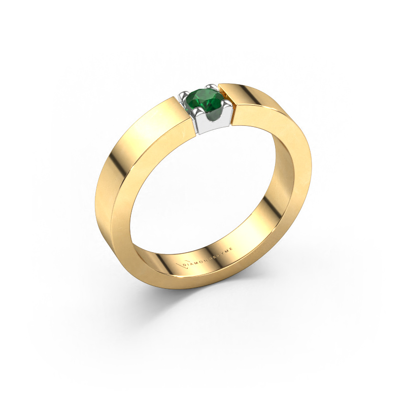 Afbeelding van Ring Dana 1 585 goud Smaragd 3.7 mm