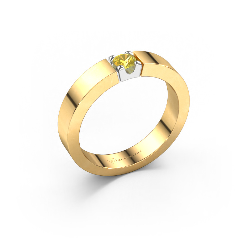 Bild von Ring Dana 1 585 Gold Gelb Saphir 3.7 mm