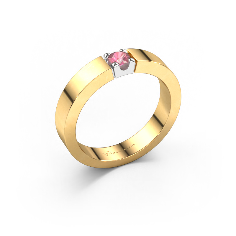 Image of Ring Dana 1 585 gold Tourmaline pink 3.7 mm