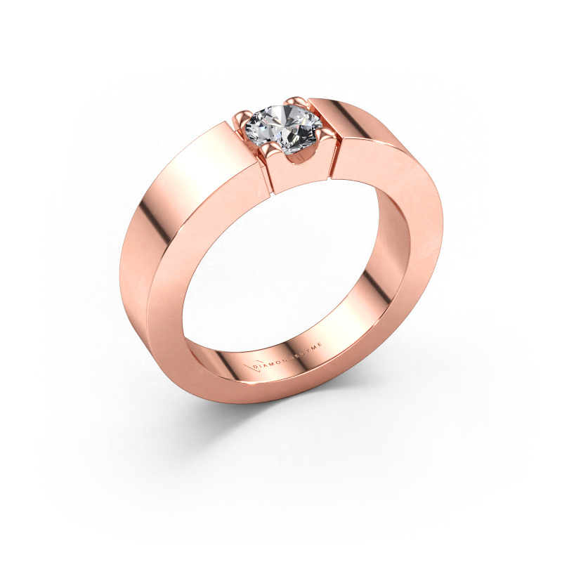 Immagine di Anello Dana 1 585 oro rosa Diamante lab grown 0.40 crt