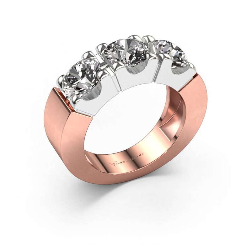 Bild von Ring Dana 3 585 Roségold Diamant 3.00 crt