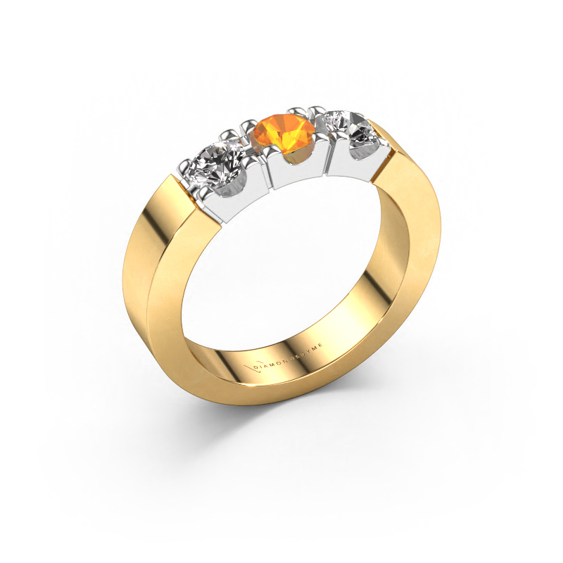 Image of Ring Dana 3 585 gold Citrin 4 mm