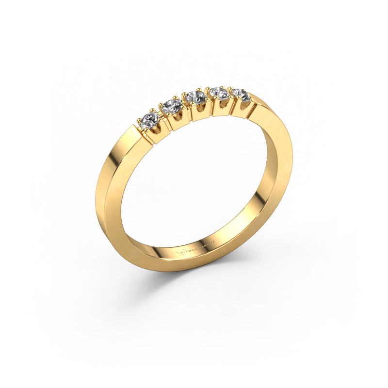 Bild von Ring Dana 5 585 Gold Diamant 0.15 crt