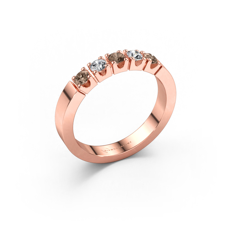 Bild av Ring Dana 5 585 roséguld Brun diamant 0.50 crt