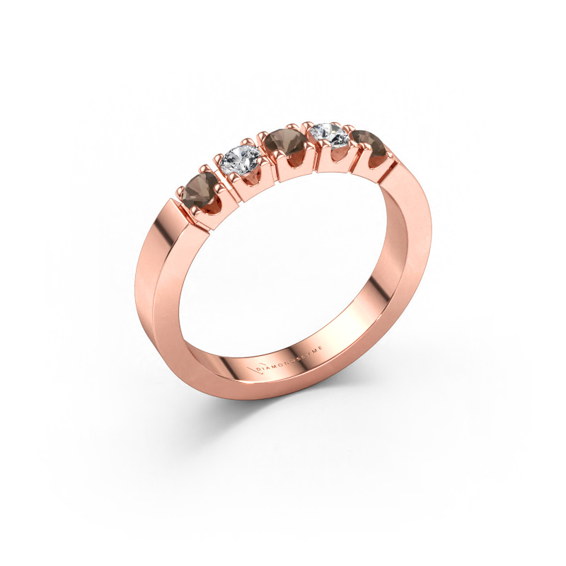 Bild av Ring Dana 5 585 roséguld Rökkvarts 3 mm