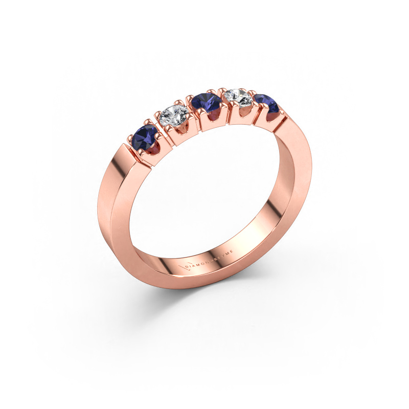 Bild av Ring Dana 5 585 roséguld Safir 3 mm