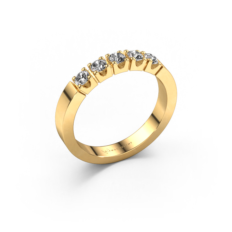 Image of Ring Dana 5 585 gold Zirconia 3 mm