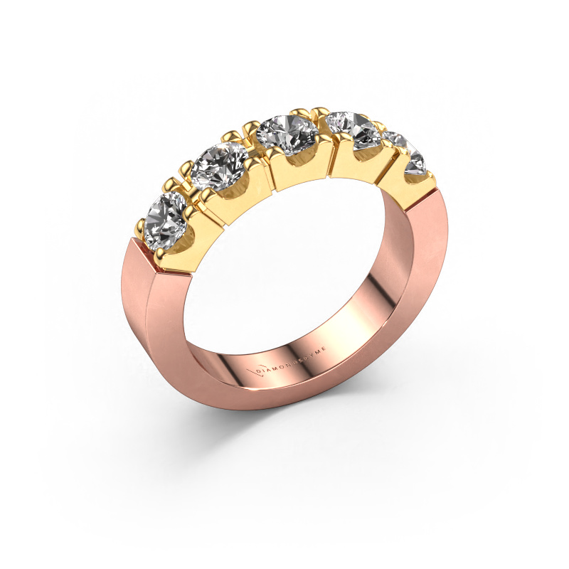 Image of Ring Dana 5 585 rose gold Diamond 1.50 crt