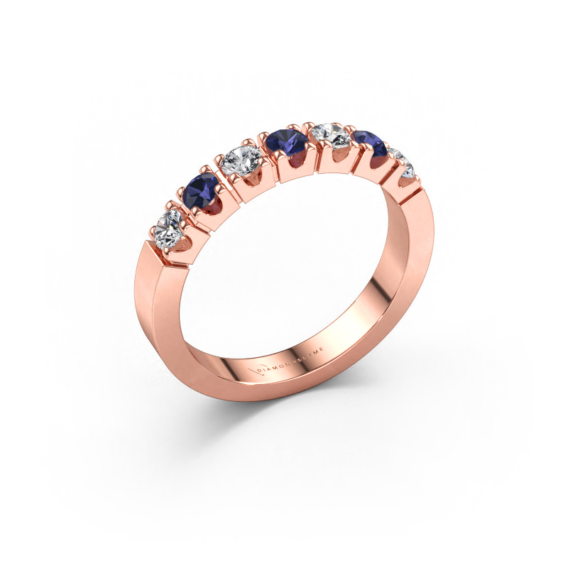 Bild av Ring Dana 7 585 roséguld Safir 3 mm