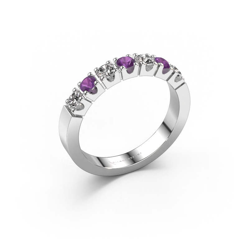 Image of Ring Dana 7 950 platinum Amethyst 3 mm