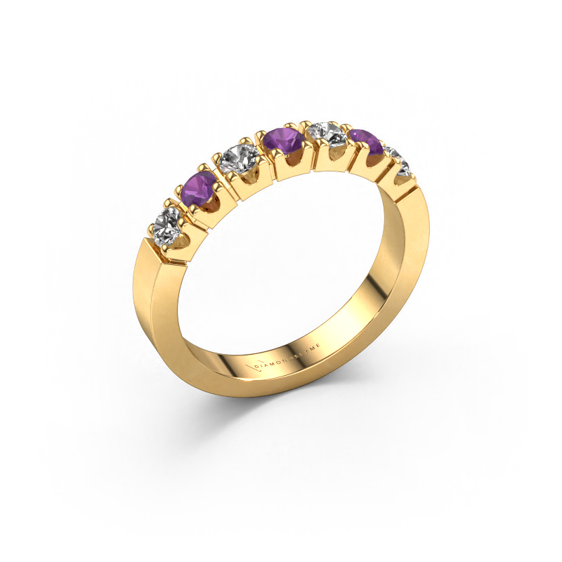 Image of Ring Dana 7 585 gold Amethyst 3 mm