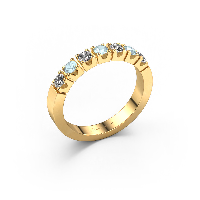Image of Ring Dana 7 585 gold Aquamarine 3 mm
