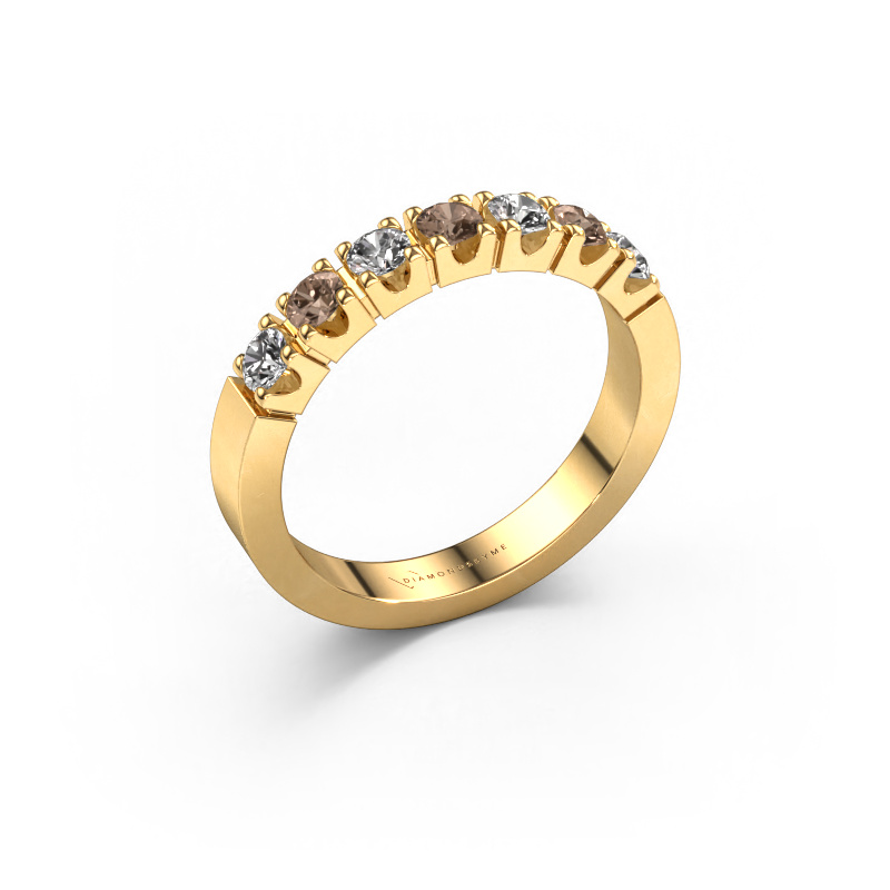 Image of Ring Dana 7 585 gold Brown diamond 0.70 crt