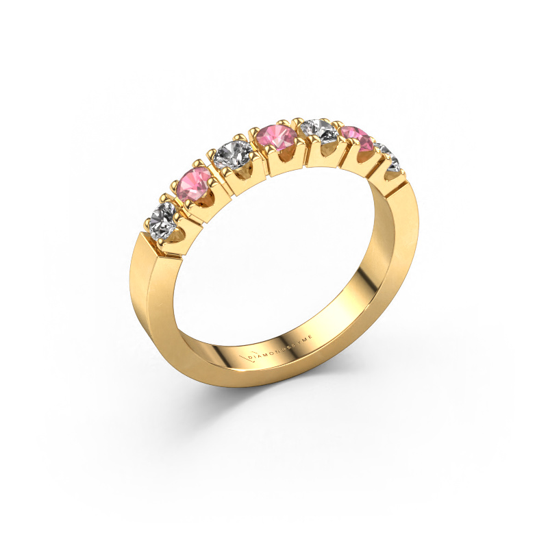Image of Ring Dana 7 585 gold Tourmaline pink 3 mm