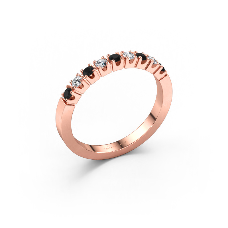 Bild av Ring Dana 9 585 roséguld Svart diamant 0.30 crt