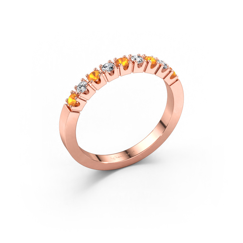 Bild av Ring Dana 9 585 roséguld Citrin 2 mm