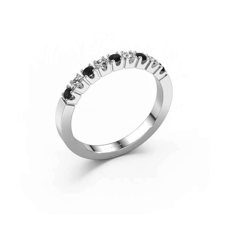 Image of Ring Dana 9 585 white gold Black diamond 0.30 crt