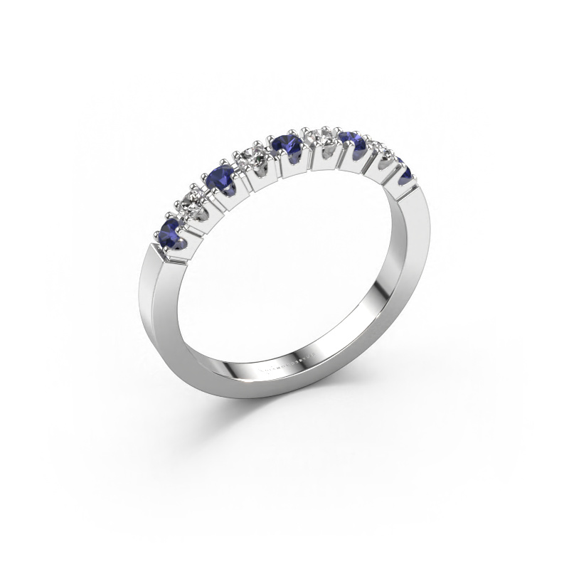 Image of Ring Dana 9 585 white gold Sapphire 2 mm