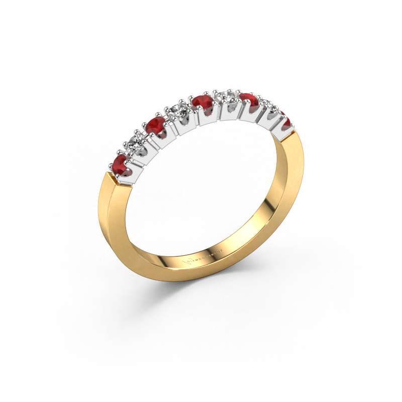 Image of Ring Dana 9 585 gold Ruby 2 mm
