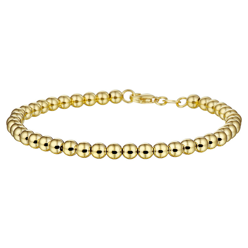 Image de Bracelet Dani ±18 cm Creux - 585 or jaune