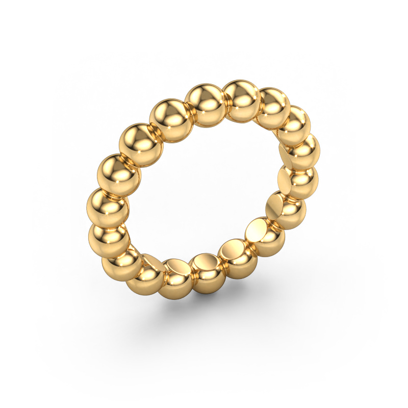 Image of Stackable ring Dani 4mm 585 gold