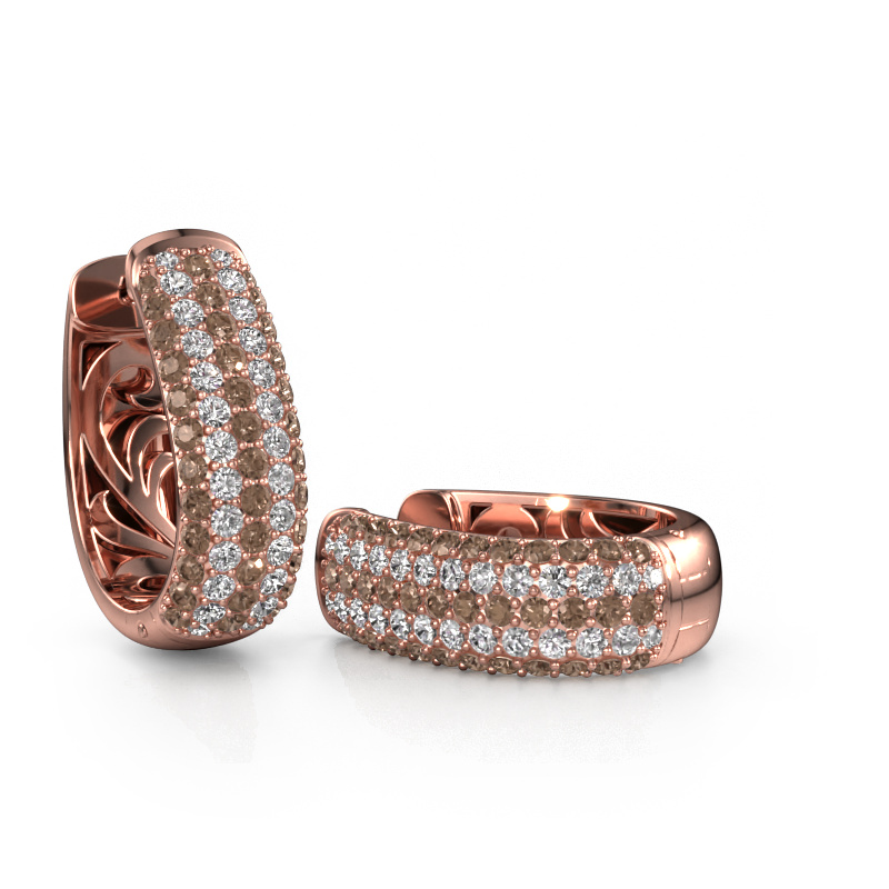 Bild von Creole Danika 12.5 B 585 Roségold Braun Diamant 2.307 crt