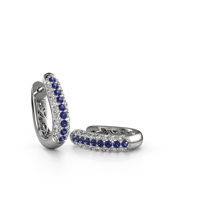 Bild von Creole Danika 8.5 A 950 Platin Saphir 1.7 mm