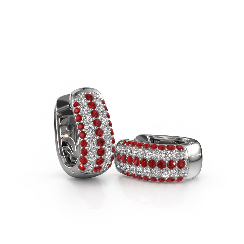 Bild von Creole Danika 8.5 B 950 Platin Rubin 1.1 mm