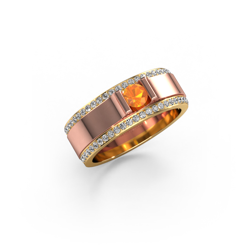 Bild von Herren ring Danillo 585 Roségold Citrin 4.2 mm