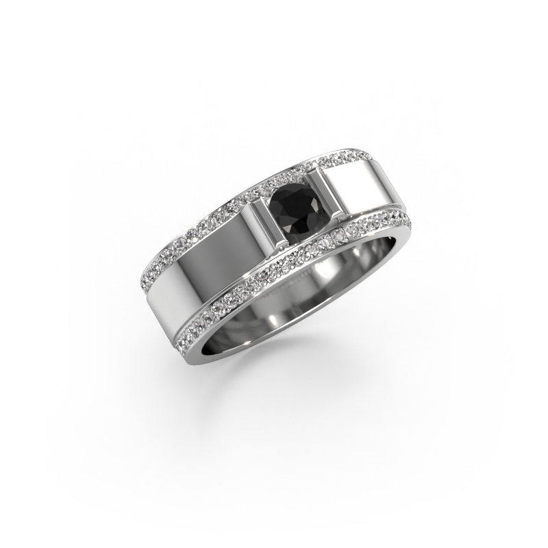 Image of Men's ring Danillo 950 platinum Black diamond 0.765 crt