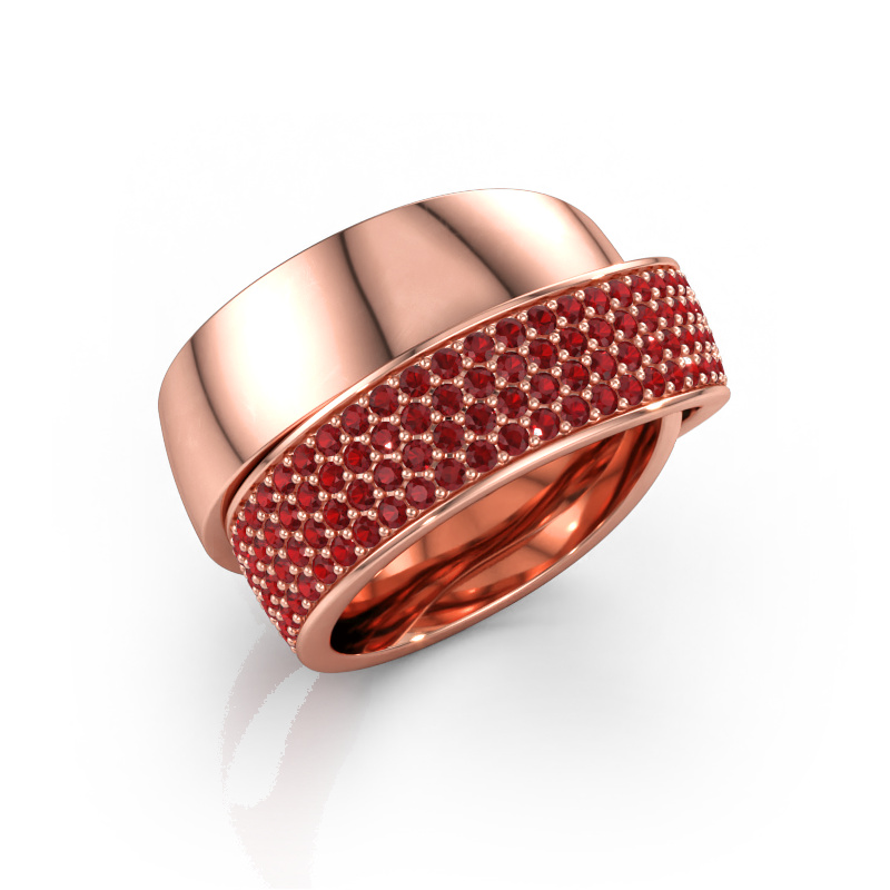 Bild av Ring Danna 585 roséguld Rubin 1.3 mm