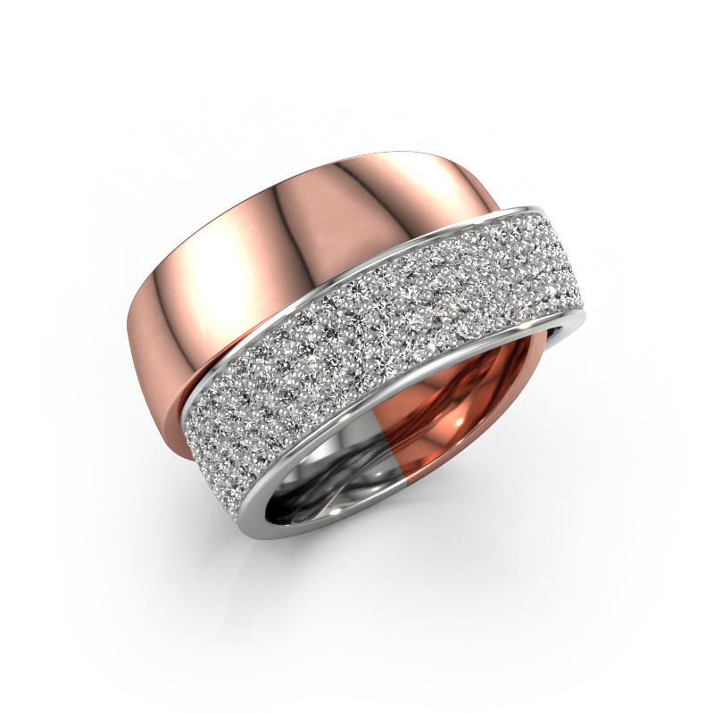 Image of Ring Danna 585 rose gold Lab grown diamond 1.425 crt