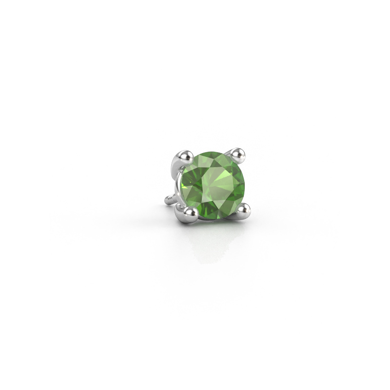 Immagine di Orecchino da uomo Dave RND 950 platino Tormalina verde 6.5 mm