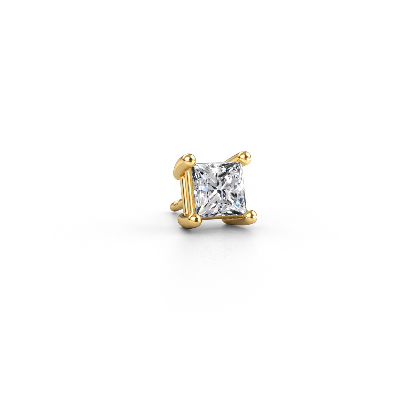 Immagine di Orecchino da uomo Dave SQR 585 oro Diamante lab grown 0.80 crt