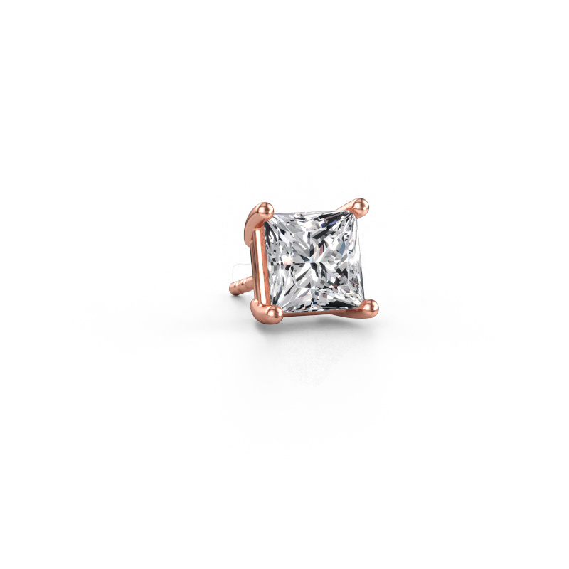 Bild av örhänge för män Dave SQR 585 roséguld Diamant 1.70 crt